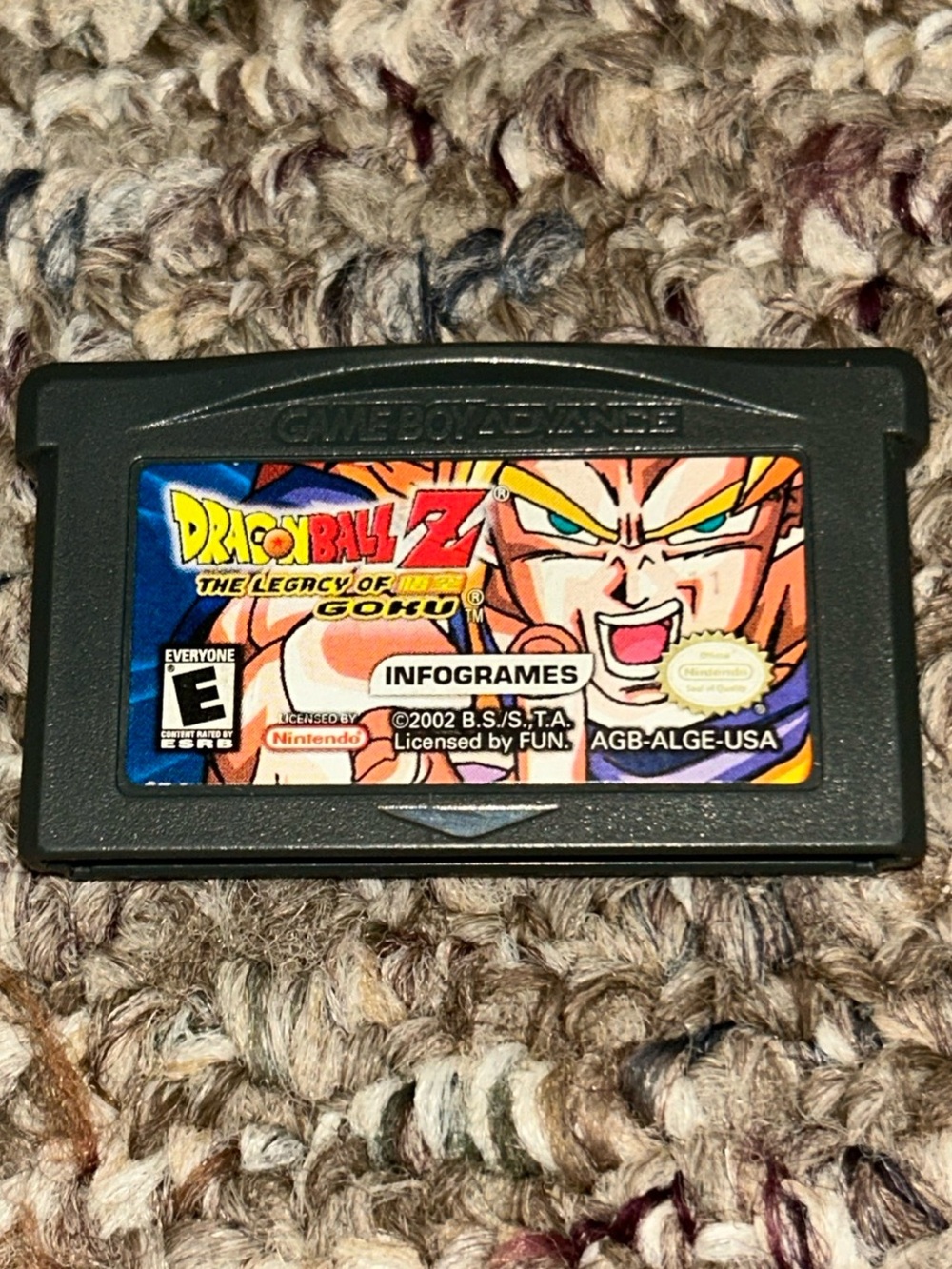 Dragon Ball Z The Legacy Of Goku Nintendo Gameboy Advance Game, *Game Only*